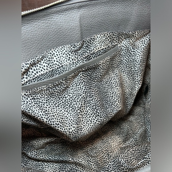 SOLE SOCIETY Miah Structured Buckle Weekender Bag- Greige - Picture 7 of 15